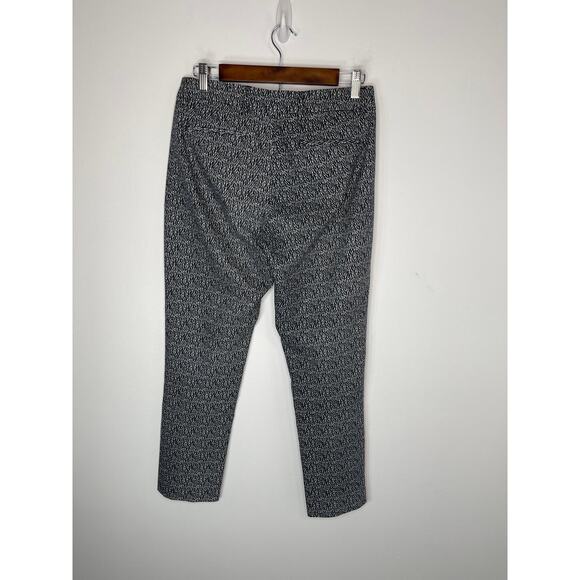 Liverpool Jeans Co pants chinos women's 2 white black gray geographic pattern - Picture 12 of 15